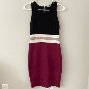 Below the knee business casual midi work dress | Papaya